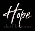 Hope Embroidery Design