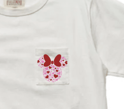 Minnie Mouse Valentine Embroidery Design