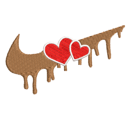 Nike With Love Embroidery Design