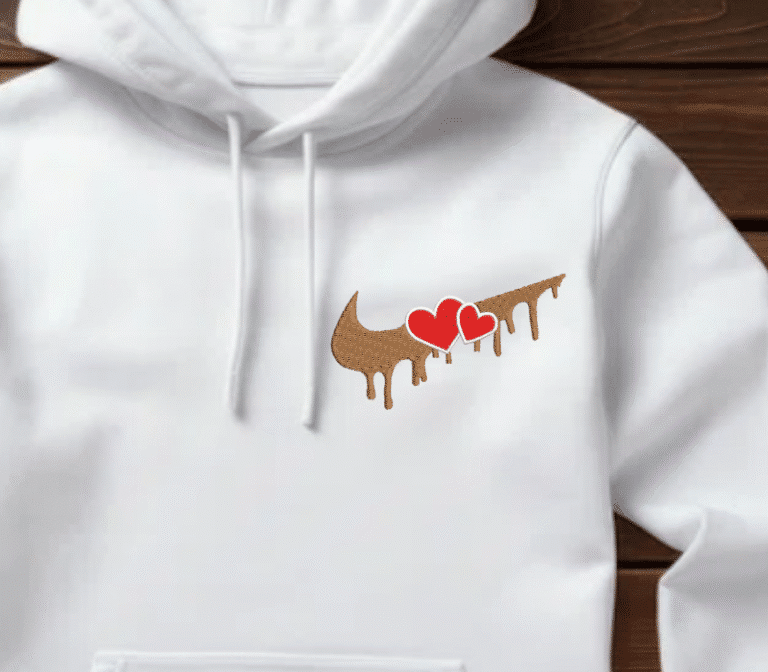 Nike With Love Embroidery Design