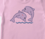 Dolphins Embroidery Design