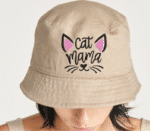 Cat Mama Embroidery Design