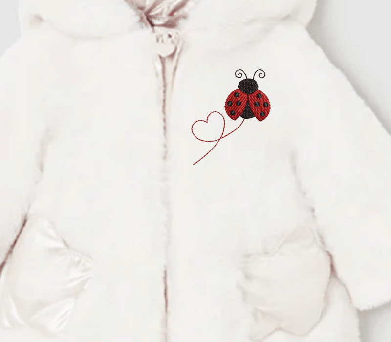 Cute Mini Ladybug Embroidery Design