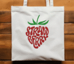 Strawberry Logo Embroidery Design
