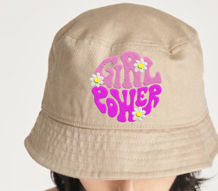 Girl Power Embroidery Design