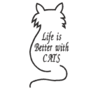 Life is Better with CATS Embroidery Design