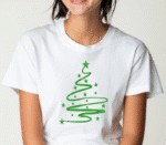 Green Christmas Tree Embroidery Design