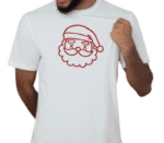 Santa Head Embroidery Design