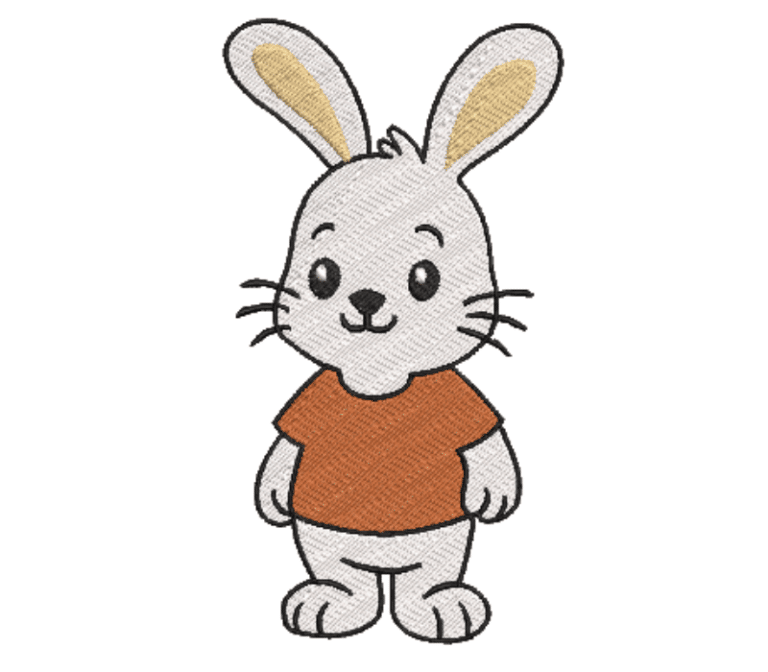 Baby Bunny Embroidery Design