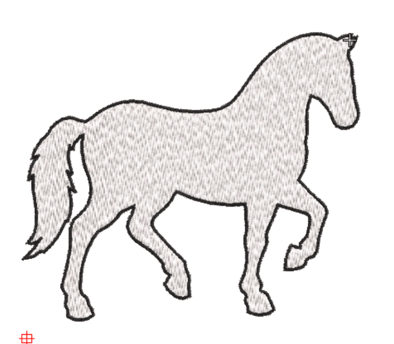 Horse Embroidery Design